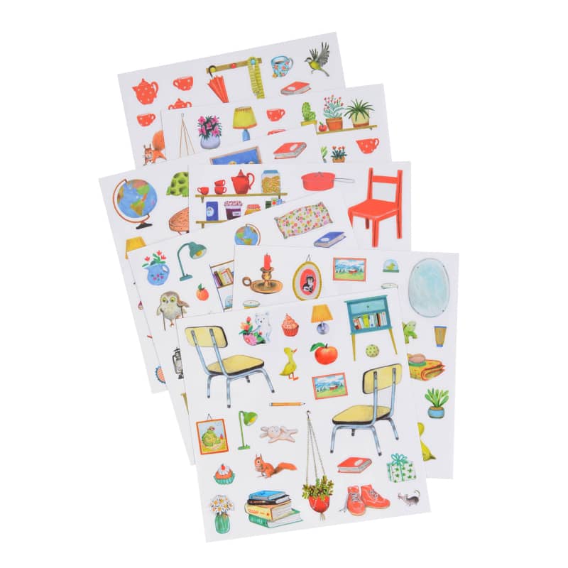 Coloring Books & Stickers The Big Family