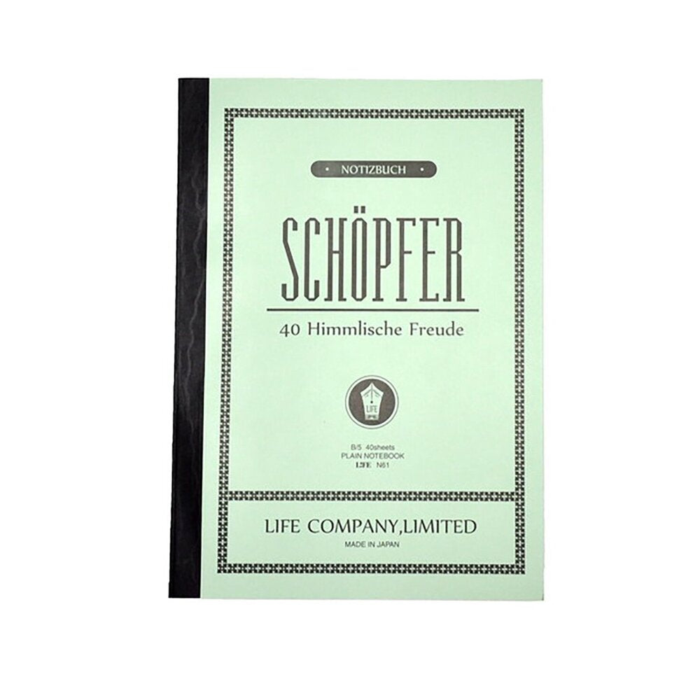 Schöpfer Series Notebook B5 - Mint