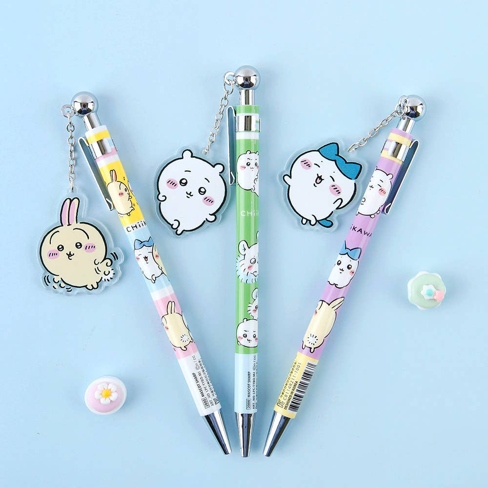 Chiikawa Mascot Mechanical Pencil – With Dangling Charm