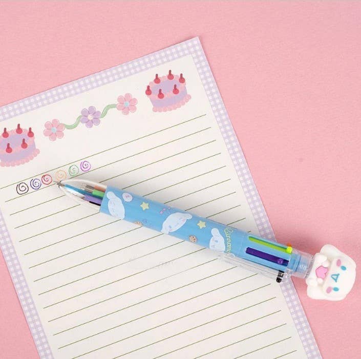 Sanrio Cinnamoroll Pencil, Pen School Office Stationery Set: Cinnamoroll