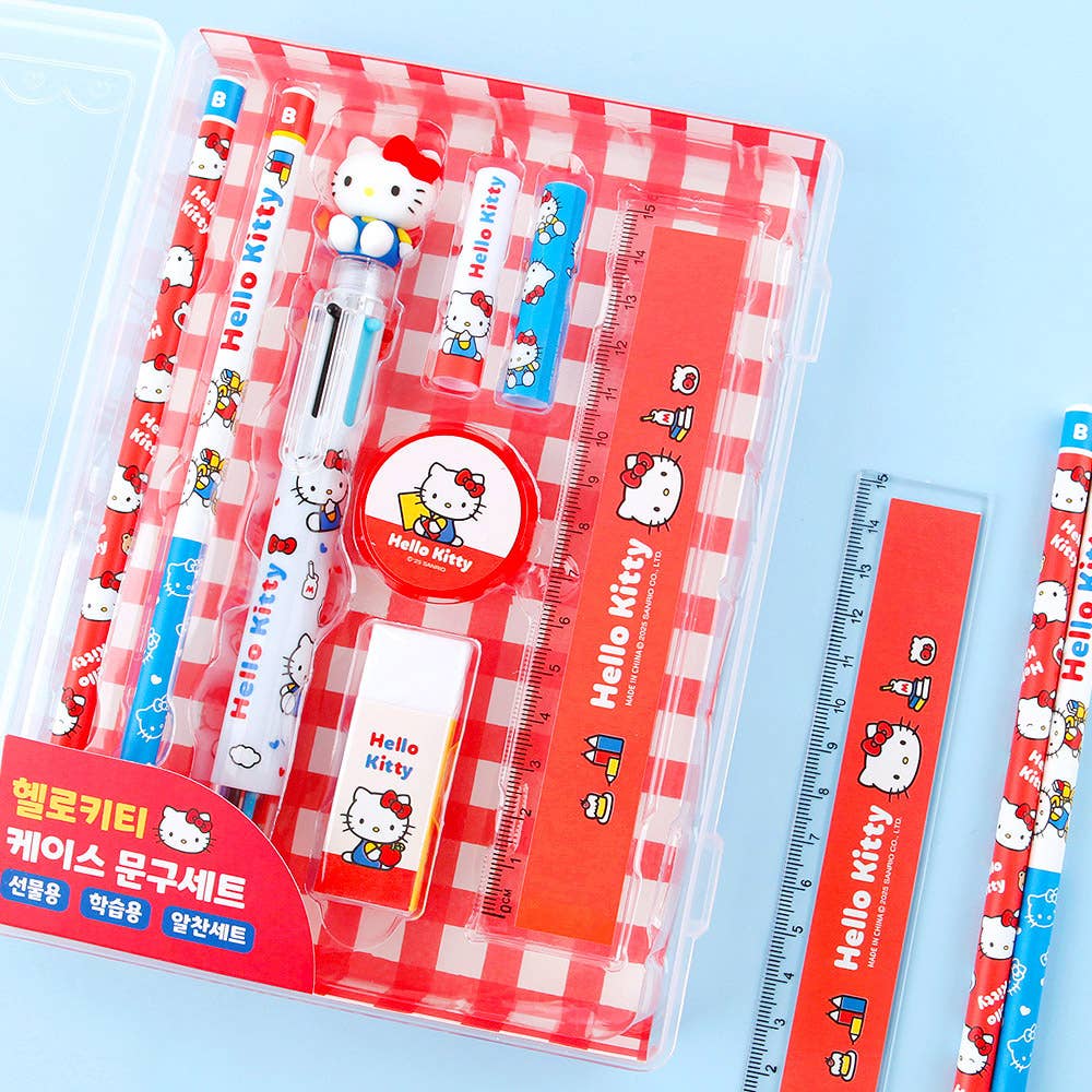 Sanrio Cinnamoroll Pencil, Pen School Office Stationery Set: Cinnamoroll