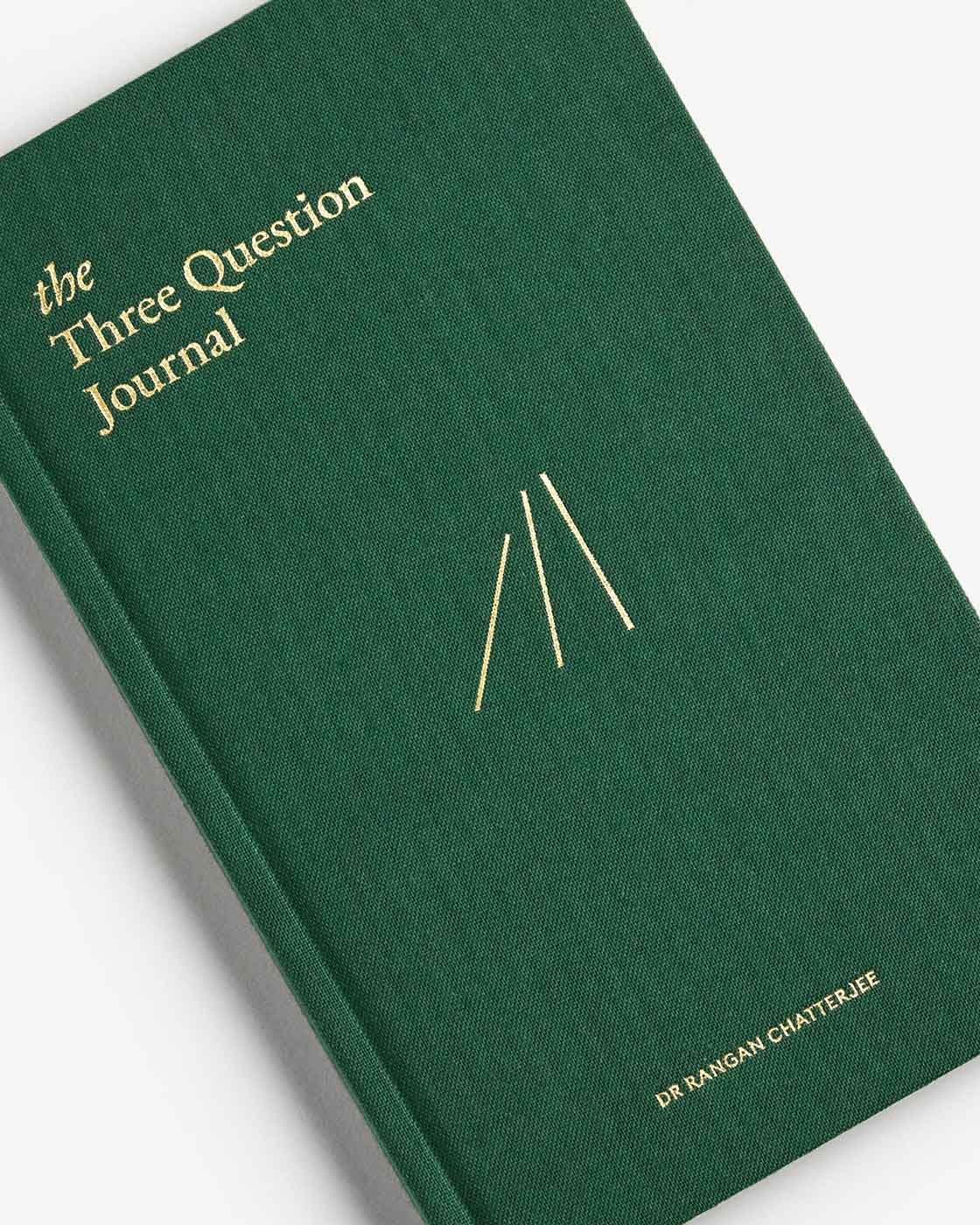 The Three Question Journal Green