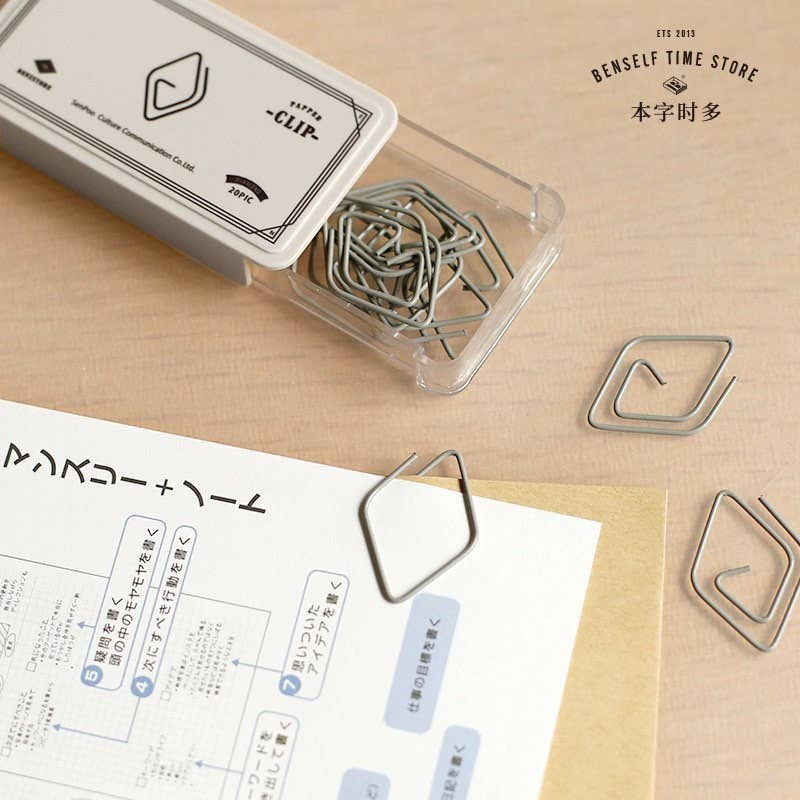 Cat/Dog Paper Clip| pink & blue