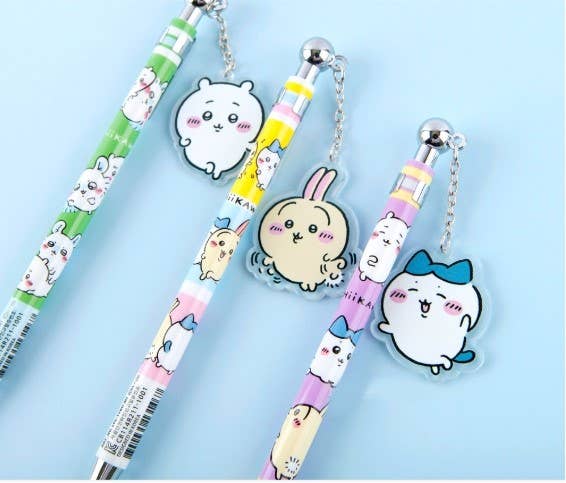 Chiikawa Mascot Mechanical Pencil – With Dangling Charm