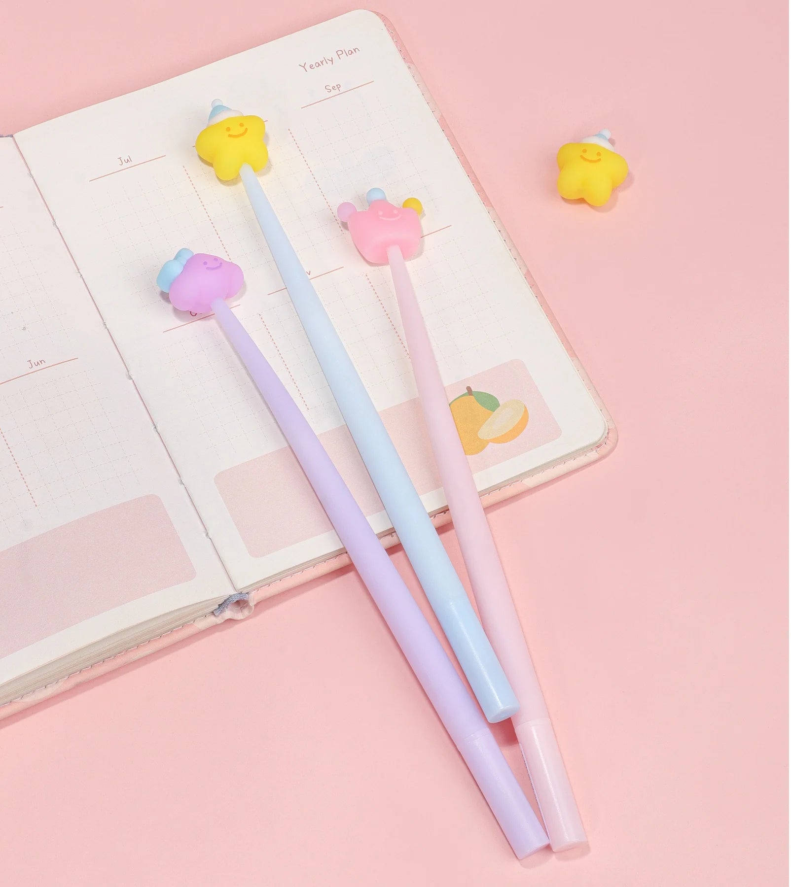 Star Dream Wiggle Gel Pen - pink