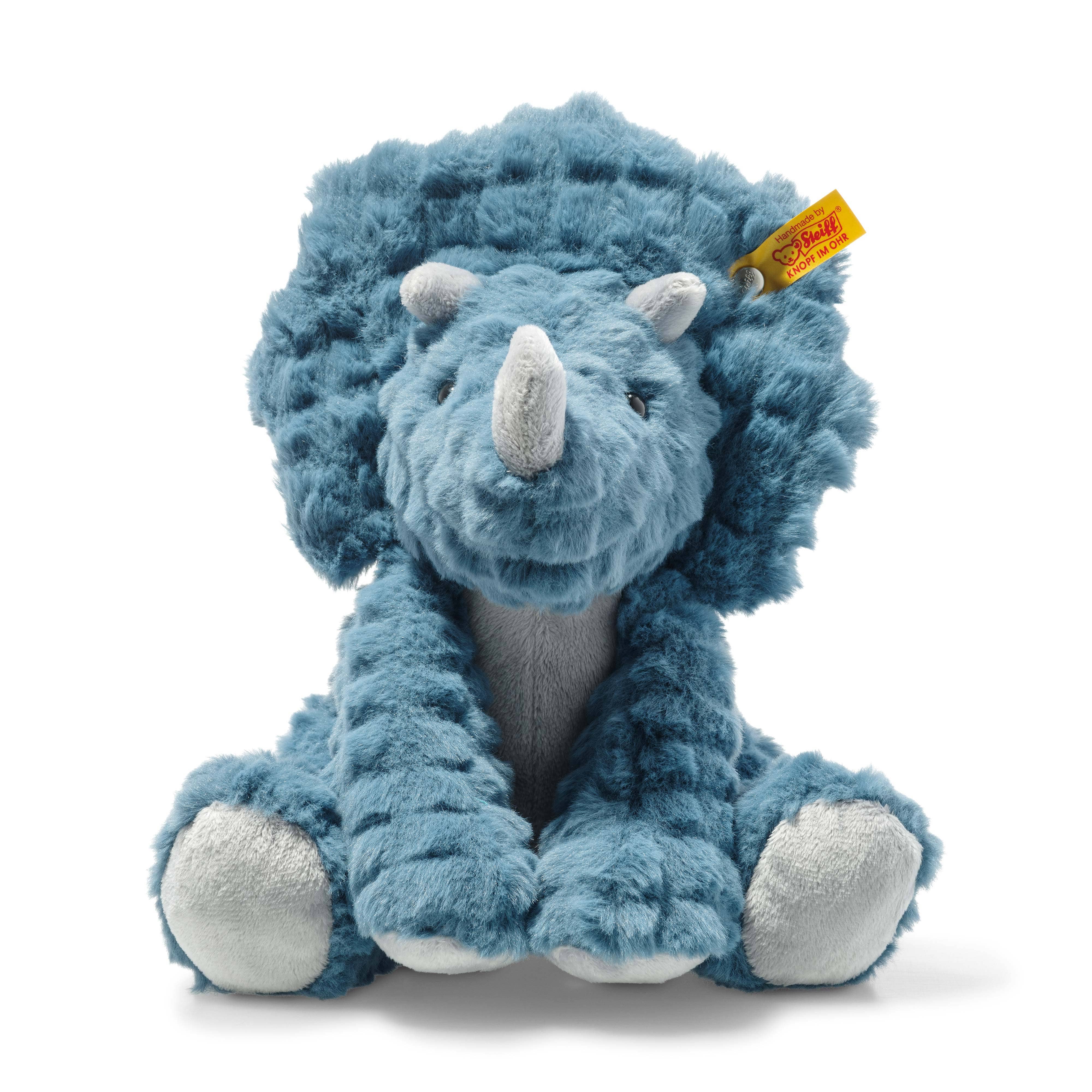 Dixi Triceratops Dinosaur Plush Toy, 11 Inches