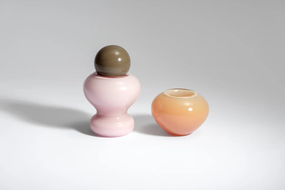 Helle Mardahl THE PAIR - Chocolate & Milky Rose + Rhubarb