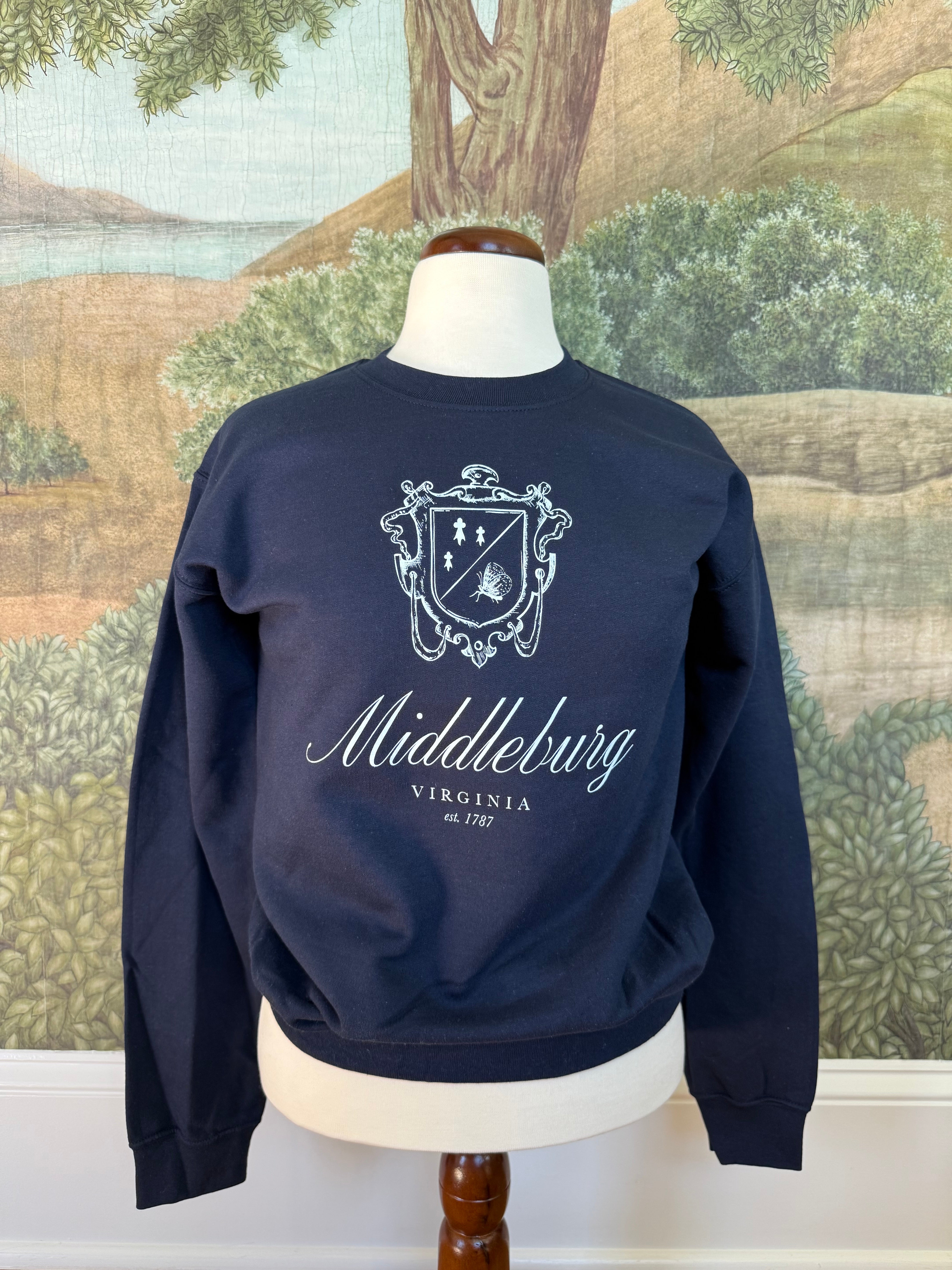 Middleburg Crewneck by Every Little Something - Navy