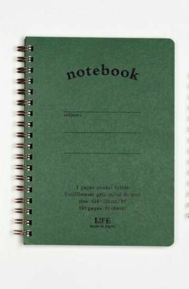 Green Pocket Notes – B6 Size