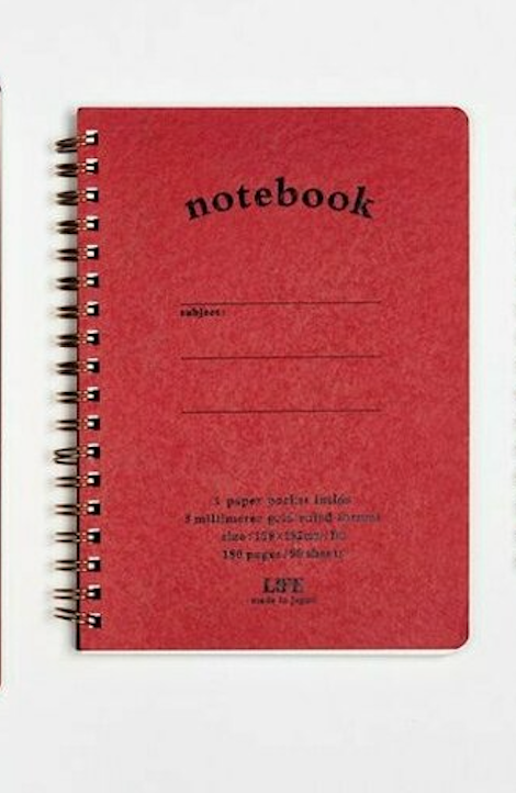 Red Pocket Notes – B6 Size