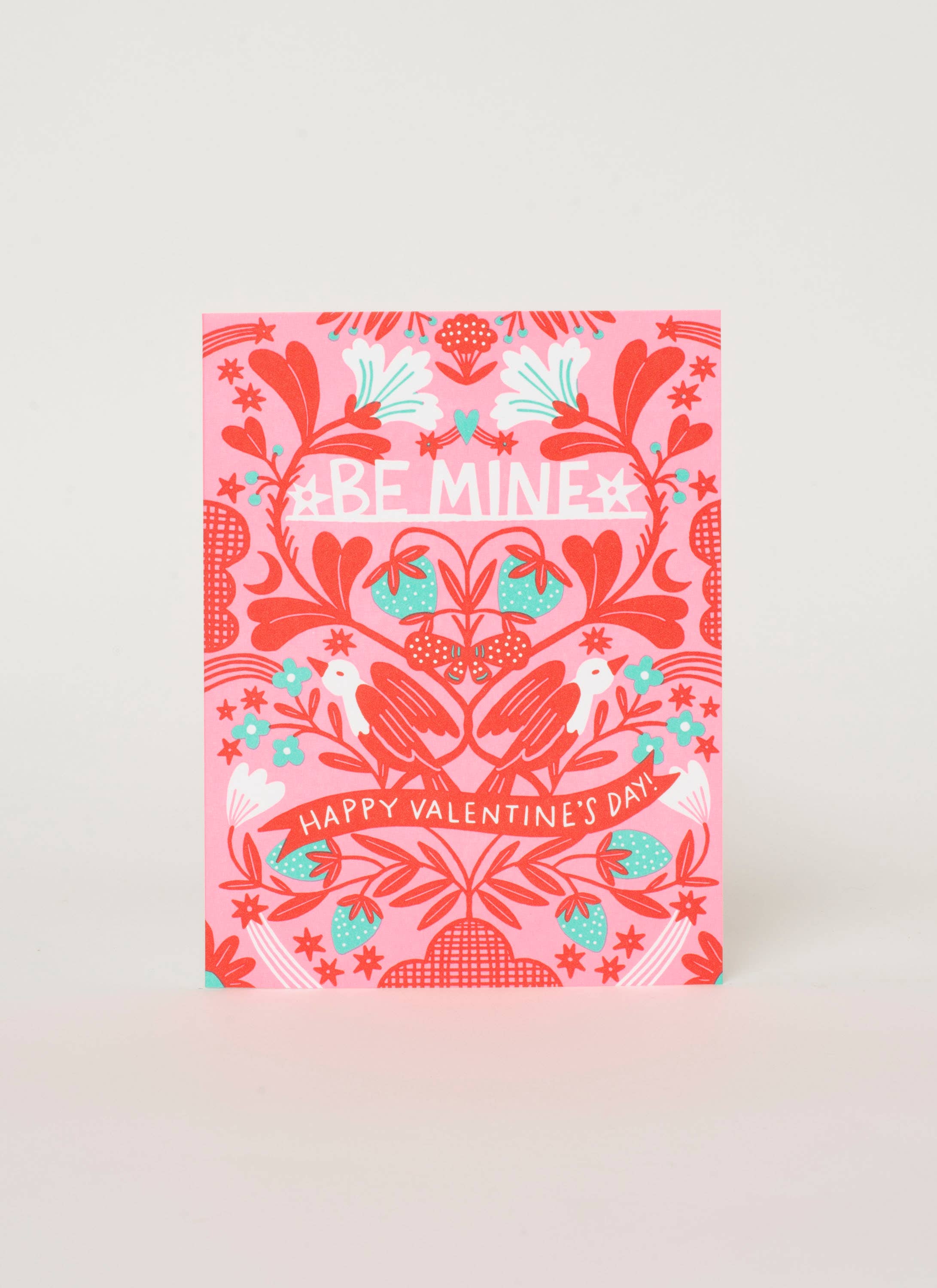 Papercut Valentine Letterpress Greeting Card by Hello!Lucky: Plastic sleeve