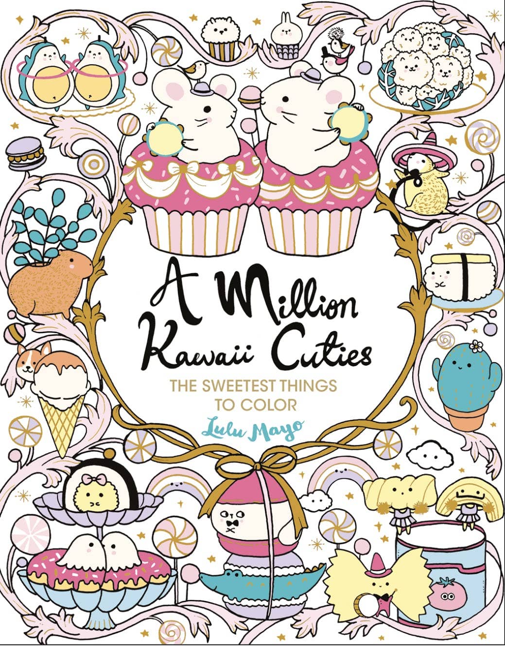 A Million Kawaii Cuties Coloring Book