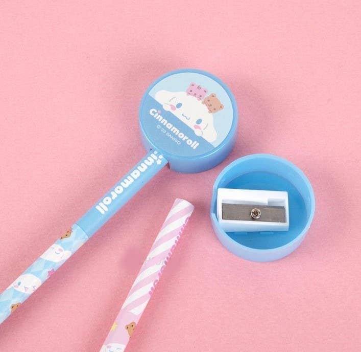 Sanrio Cinnamoroll Pencil, Pen School Office Stationery Set: Cinnamoroll