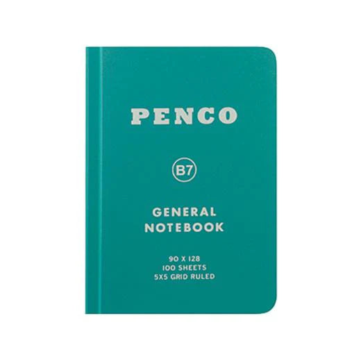 PENCO Soft PP Grid Notebook – B7 Green