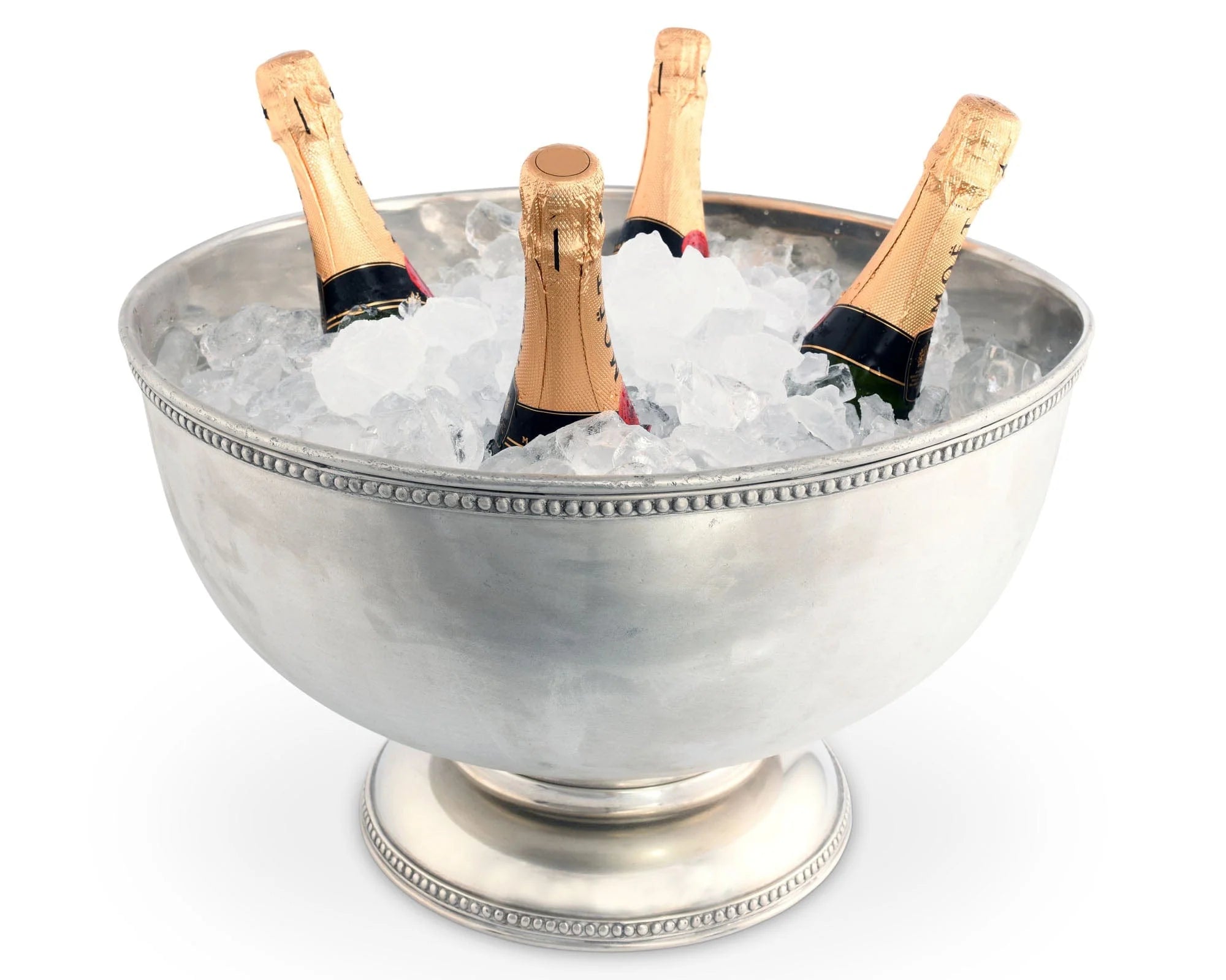 Vagabond House Pewter Medici Bead Ice Tub/Punch Bow