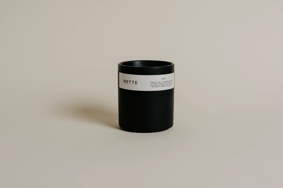 Nette Queen Ceramic Candle — modern luxury home fragrance