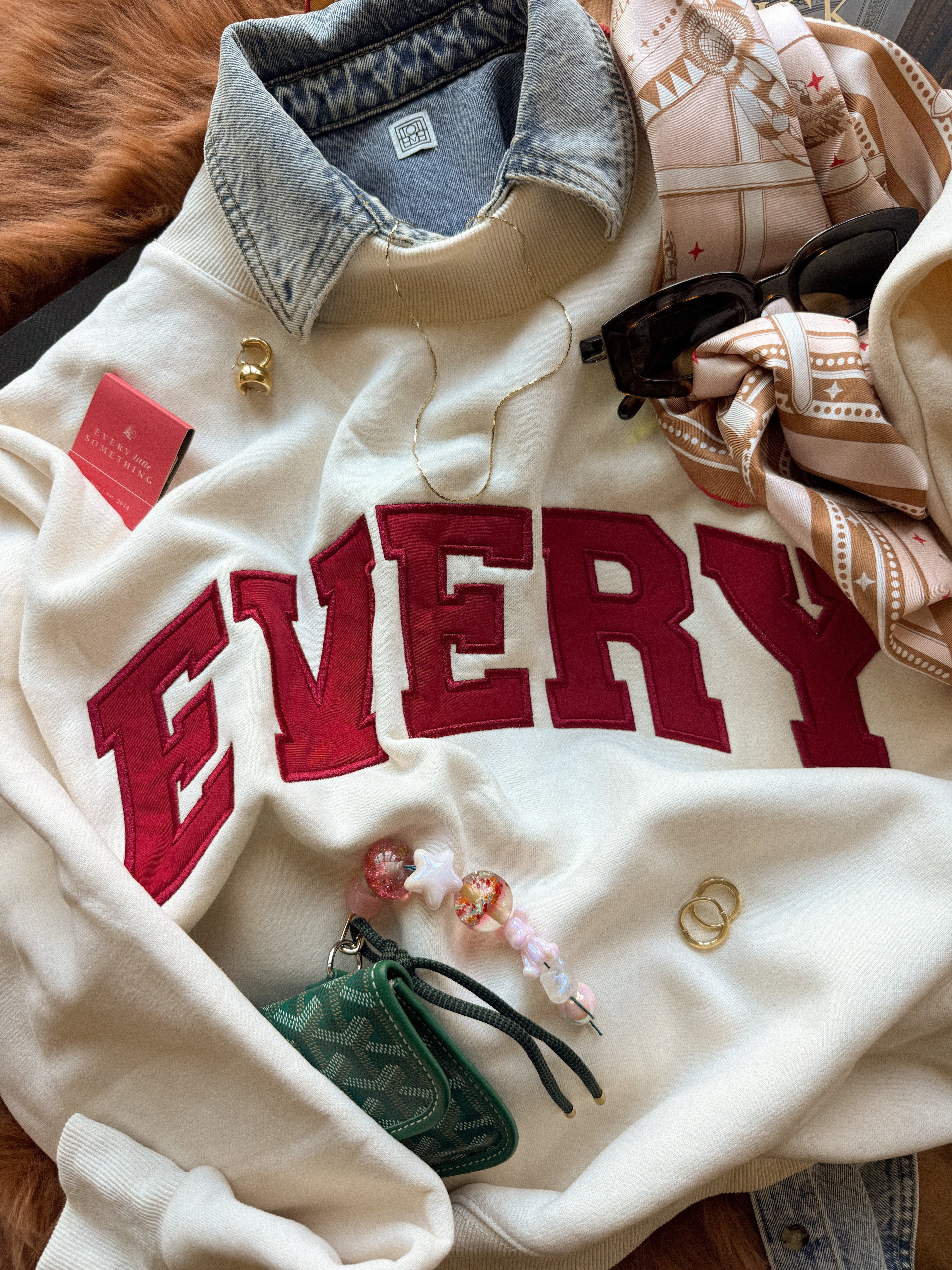 Introducing our new EVERY sweatshirt, the little word with a whole lot of meaning.
