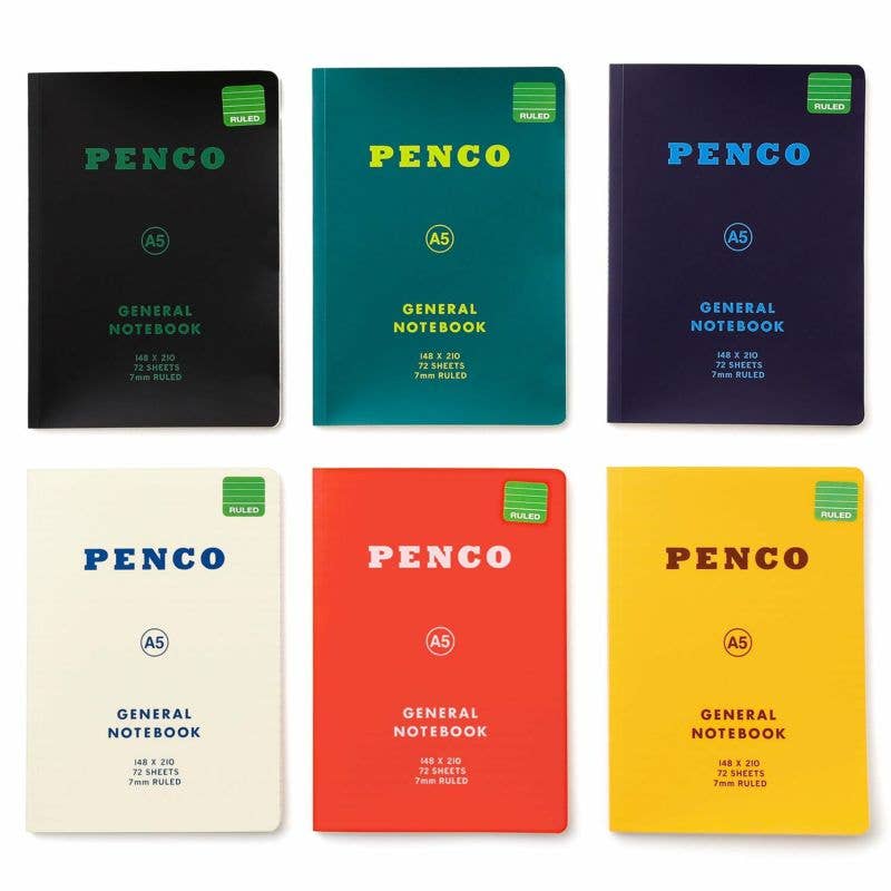 Soft PP Notebook Ruled / A5: Green