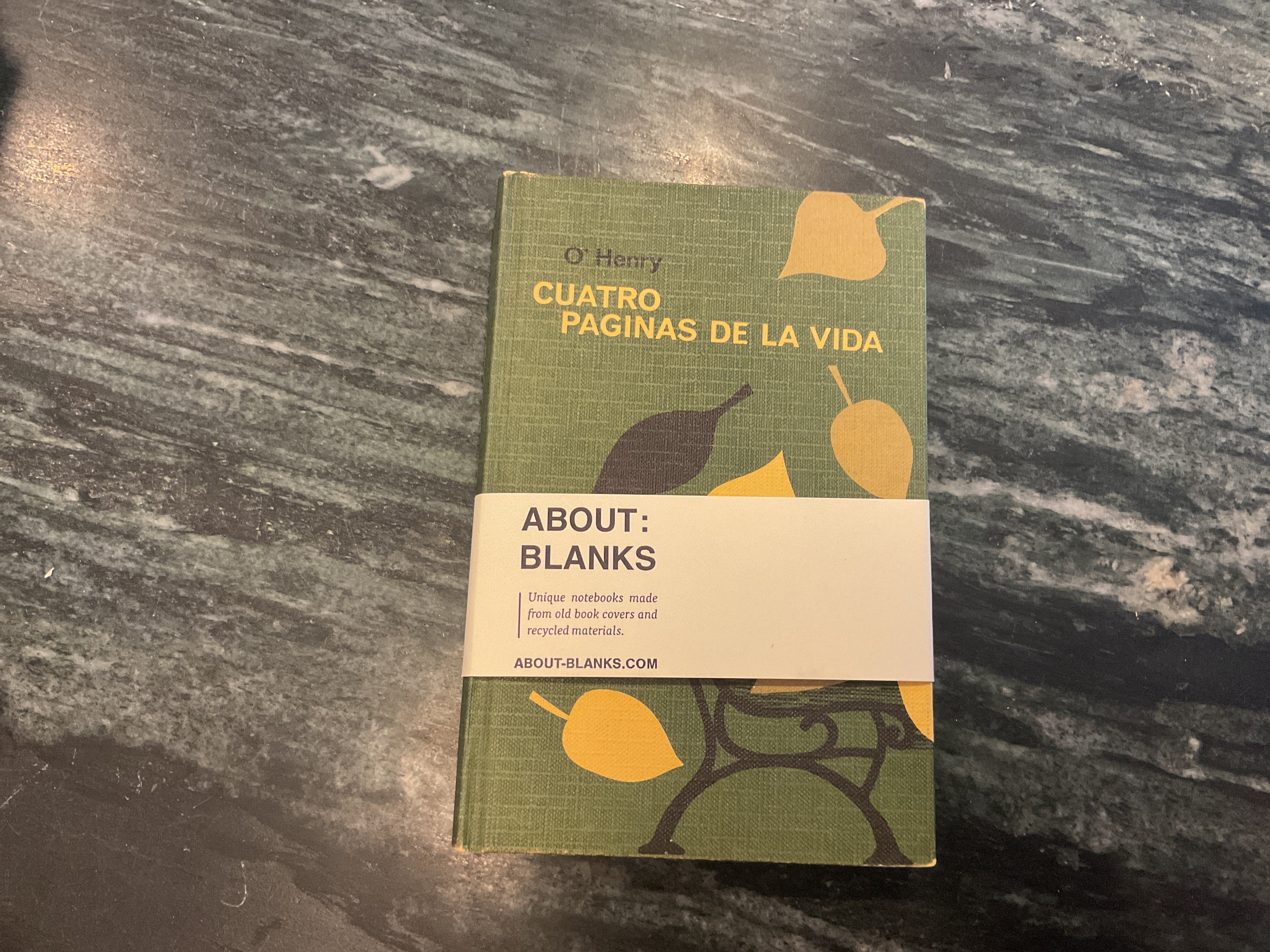 Vintage About Blanks Notebook: Cuatro Paginas de la vida