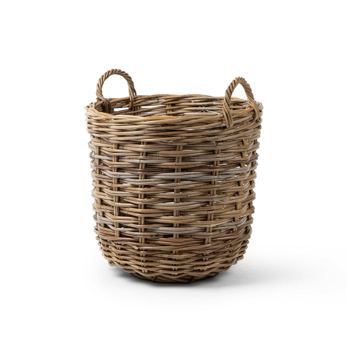 Rattan Round Basket: XLarge - 21" H
