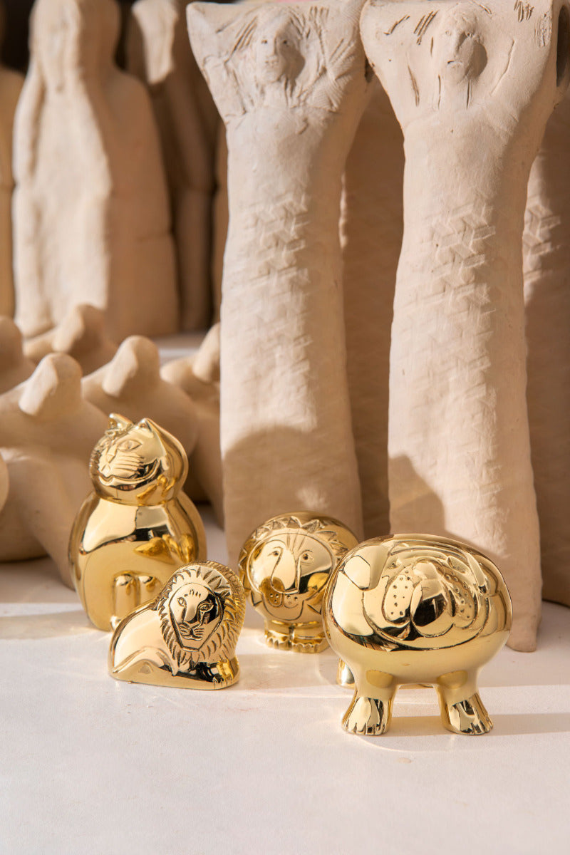 Skultuna x Lisa Larson - Dog - Brass