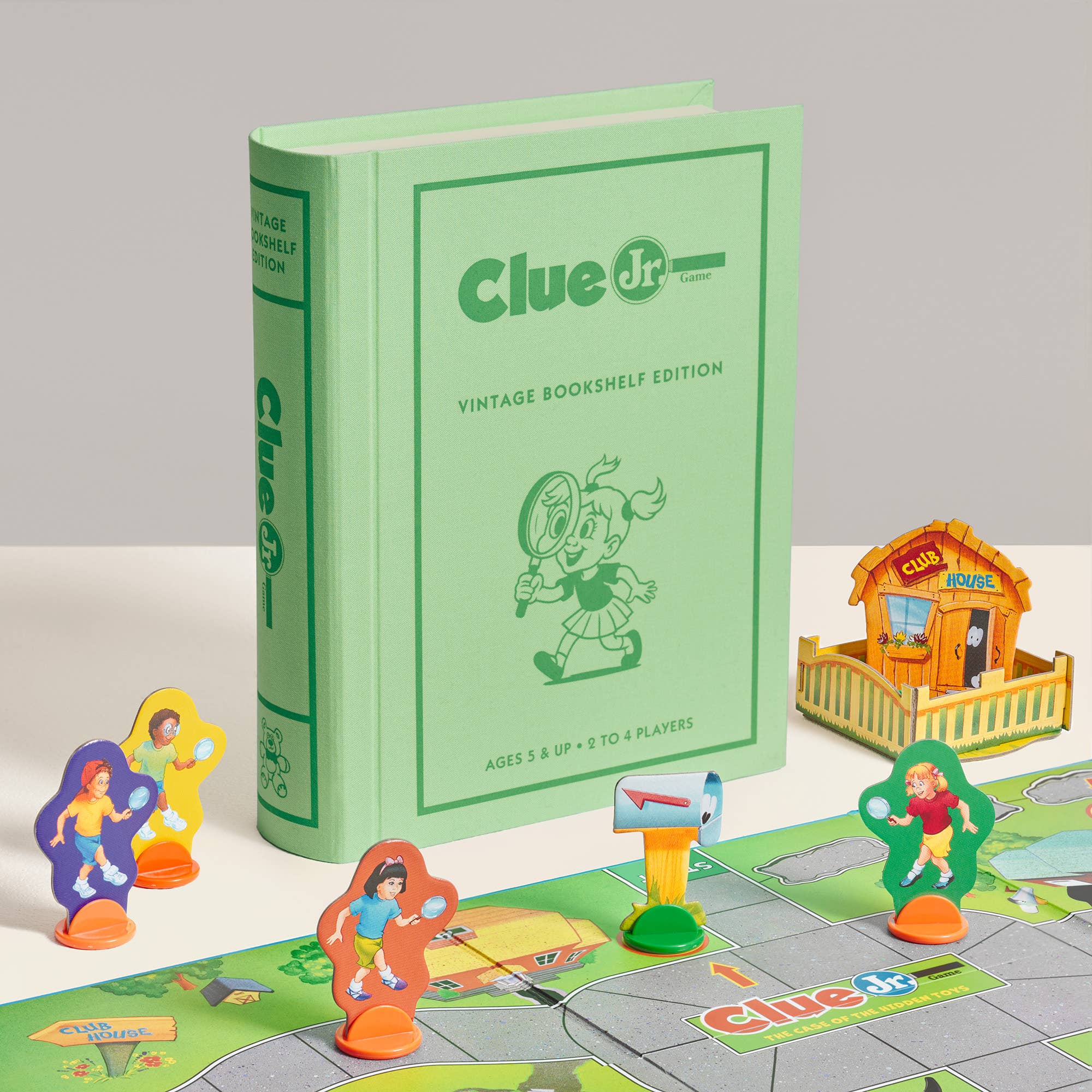 Clue Jr. Vintage Bookshelf Edition