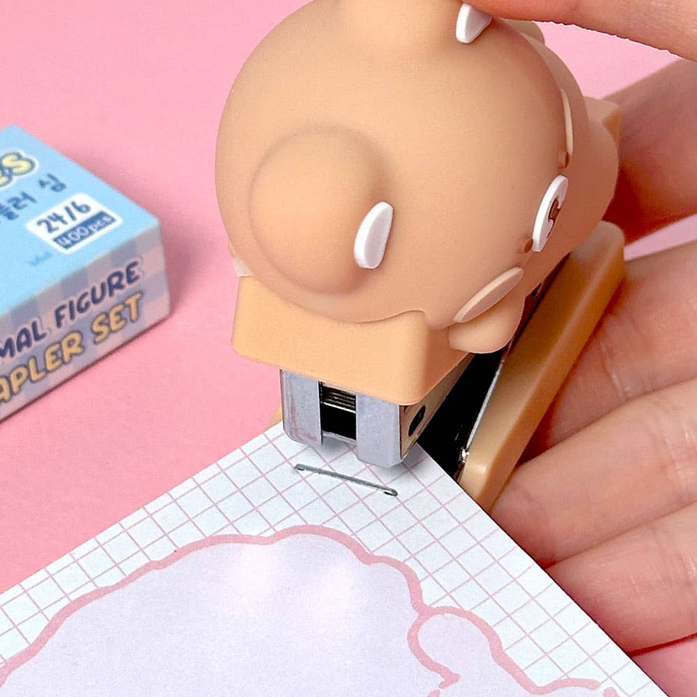 Animal Figure Stapler Set – Cute Bunny & Bear Edition