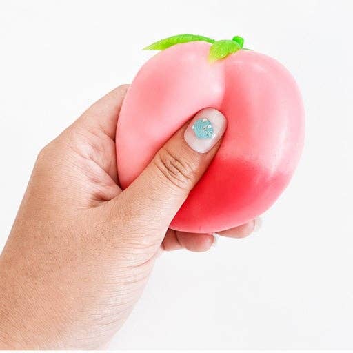 Peach Crunch Squishy – Soft & Stretchy ASMR Fidget Toy