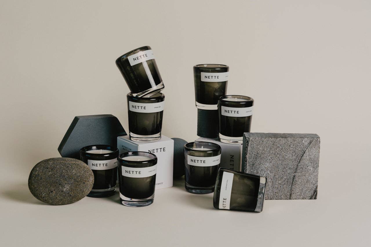 Suede Fringe Mini Scented Candle