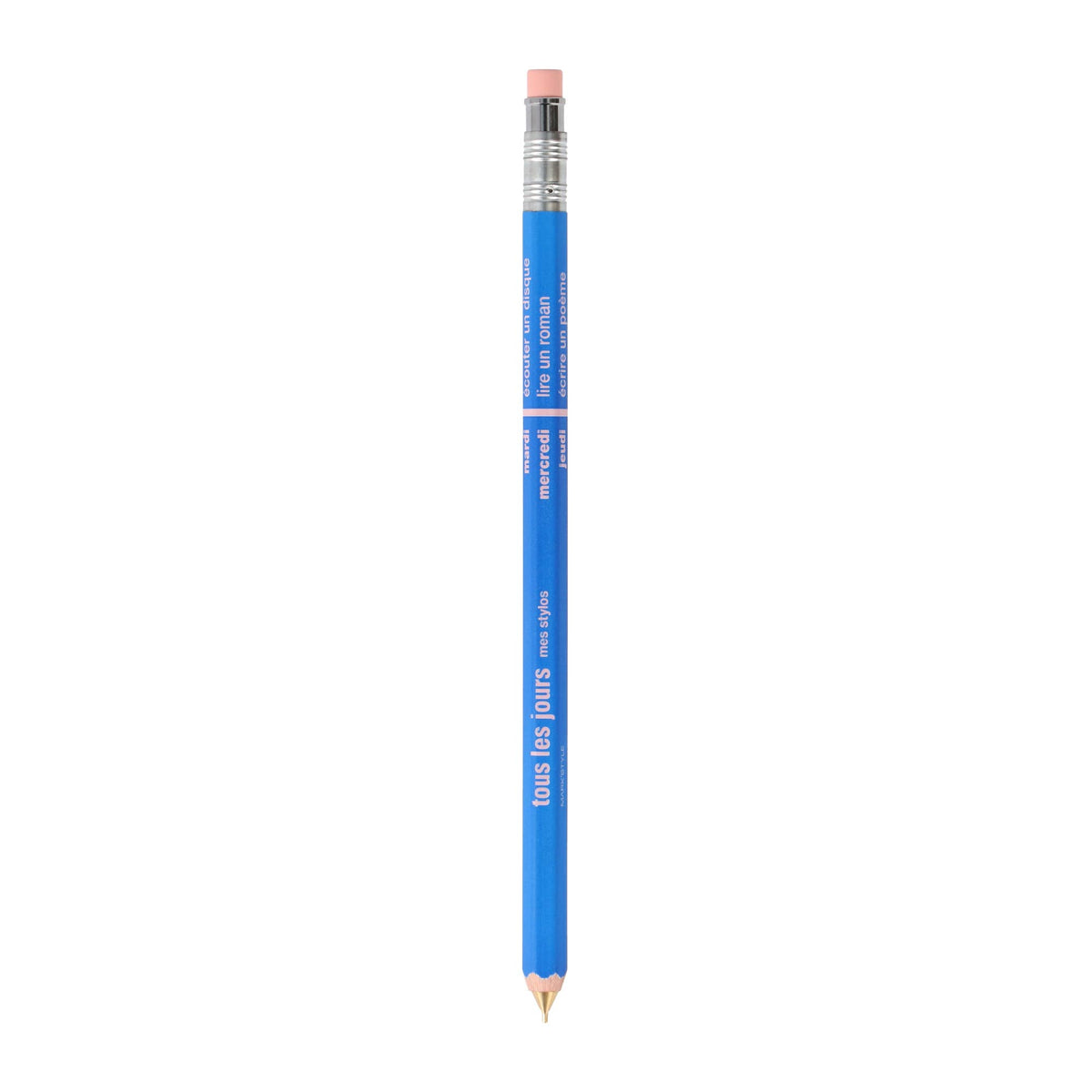 Mechanical Pencil with Eraser tous les jours / MARK'STYLE: White
