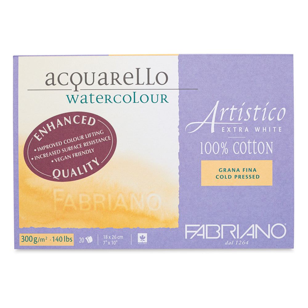 Fabriano Watercolor Pad Acquarello - 7 x10