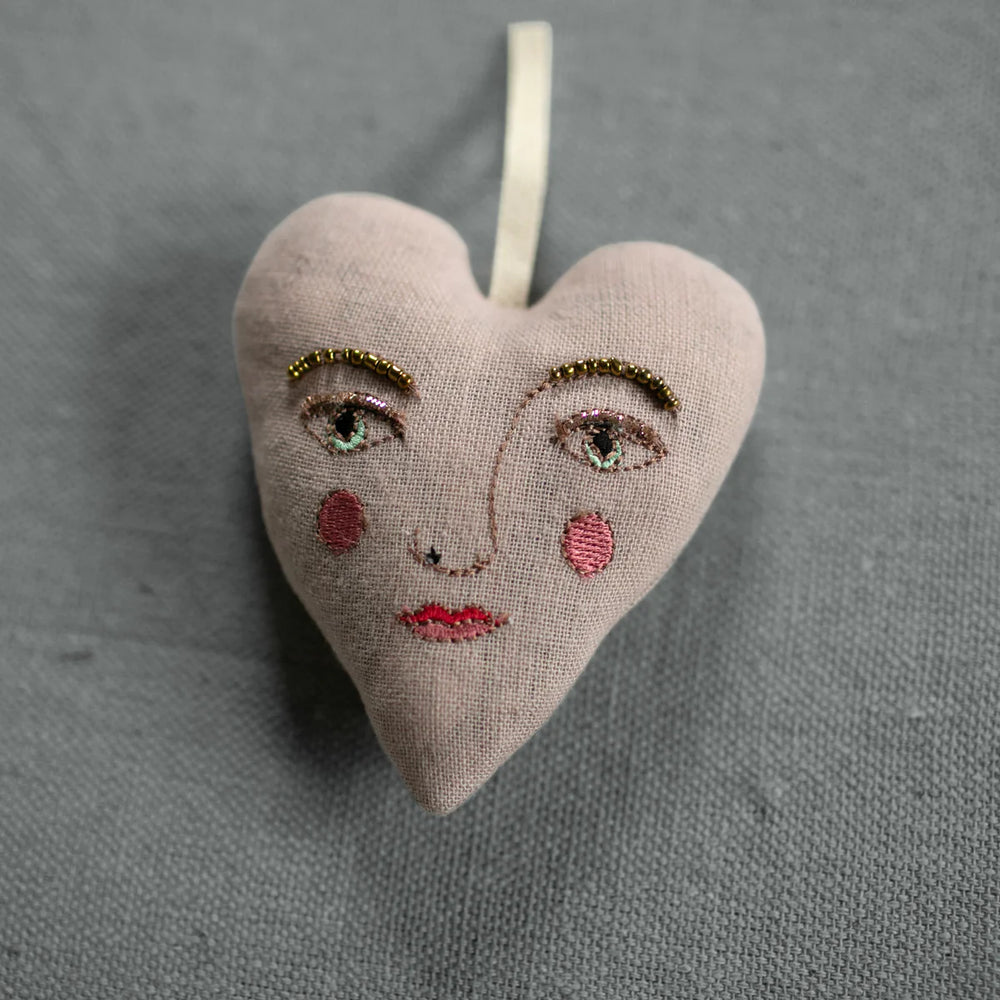 Skippy Cotton Handsome Heart Ornament