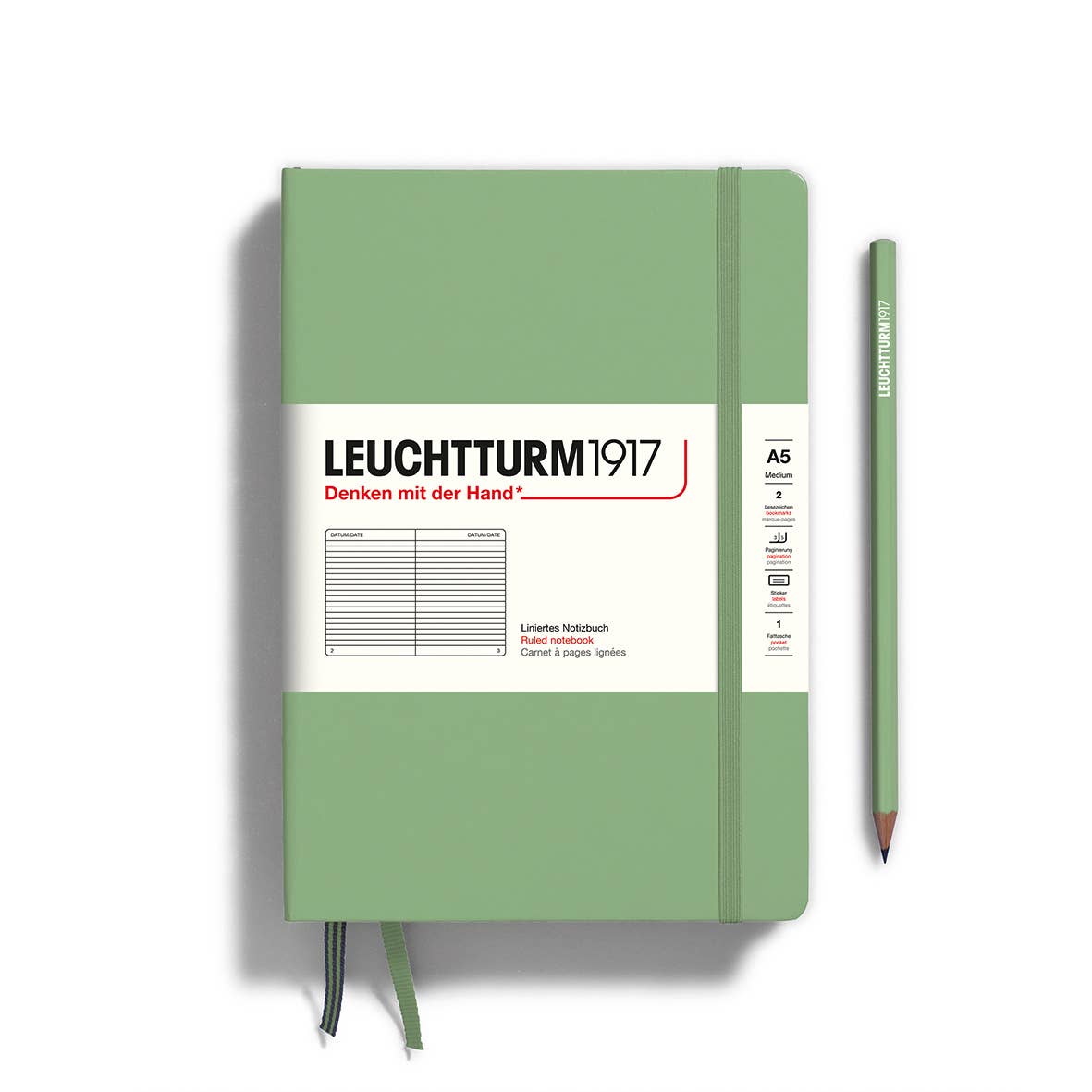 Notebooks - Medium (A5): Lilac / Hardcover / Plain