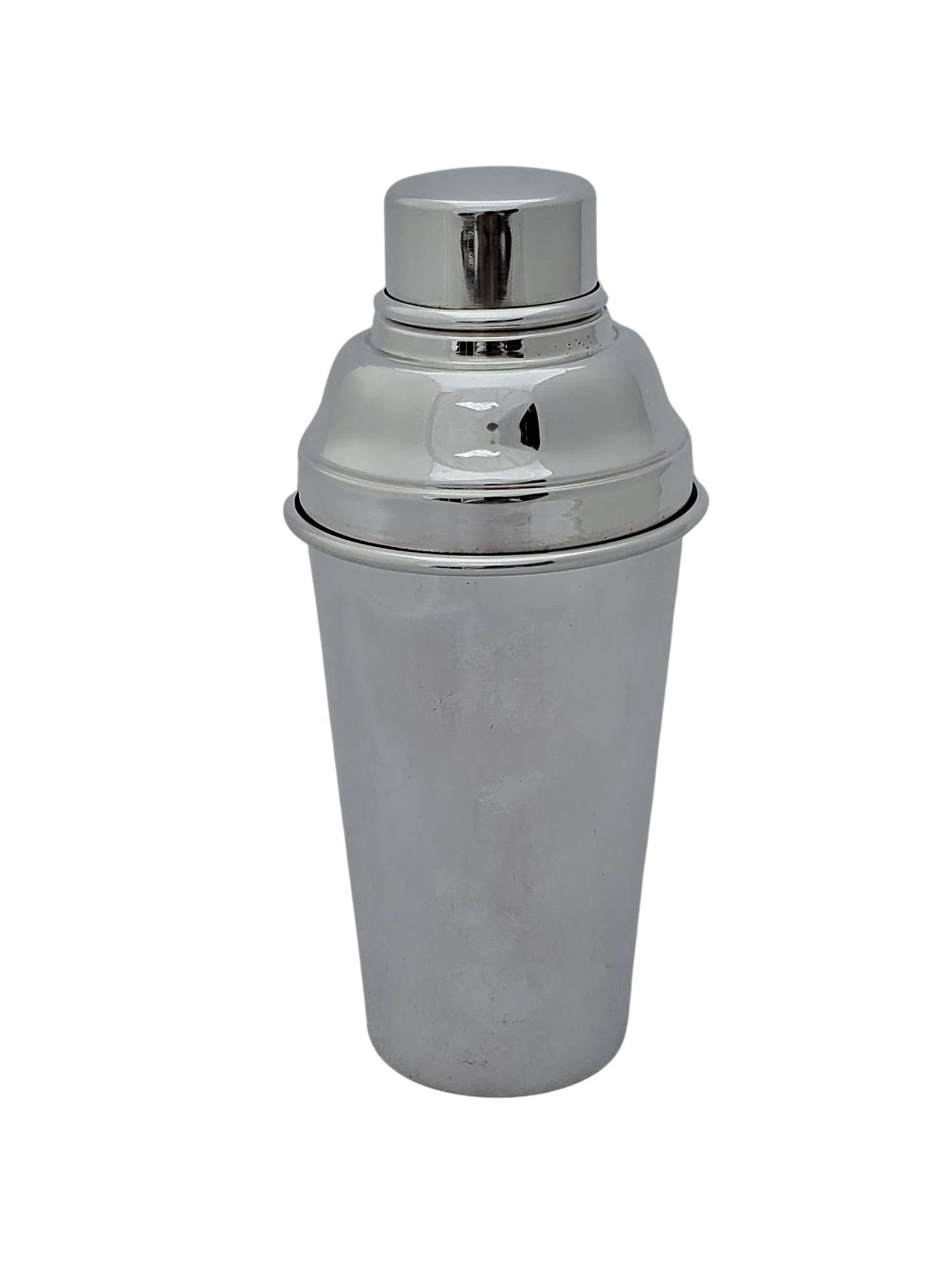 Hotel Plain Cocktail shaker c. 1960 Silver Plate