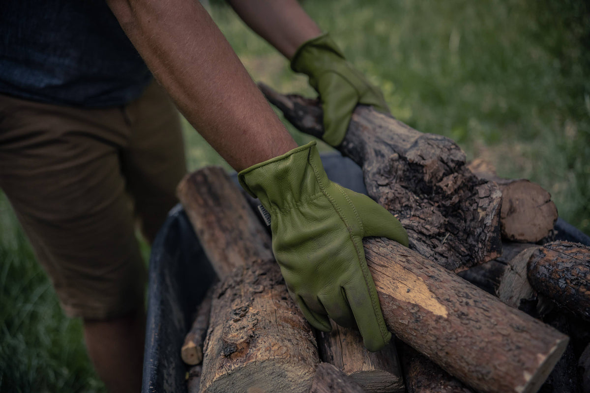 Classic Work Glove: Natural Yellow / S/M