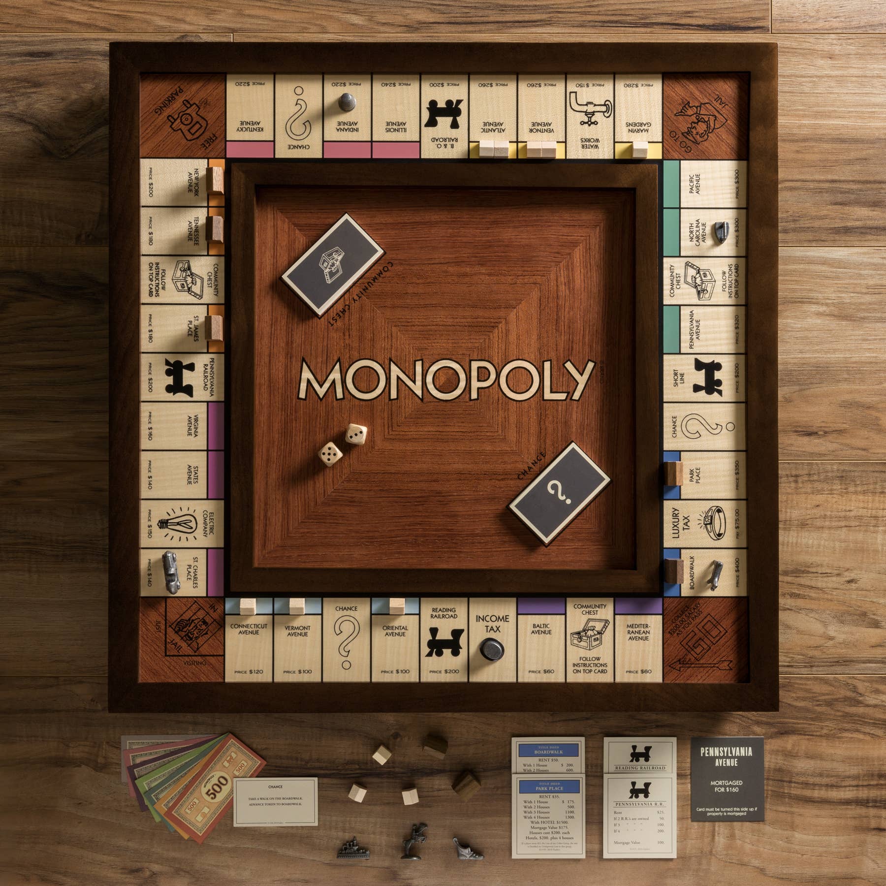 WS Game Company Monopoly Heirloom Edition