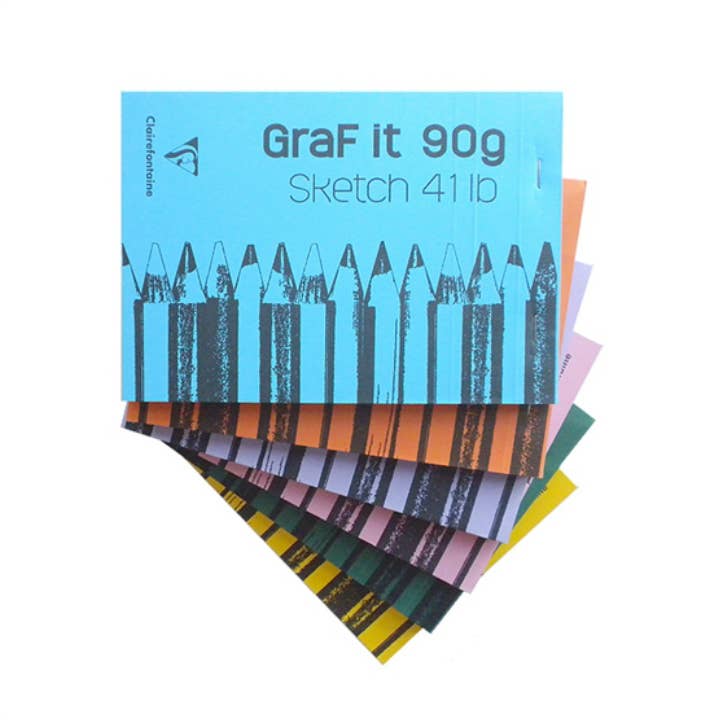 Clairefontaine Graf-It Sketchpads - A5: 6 x 8