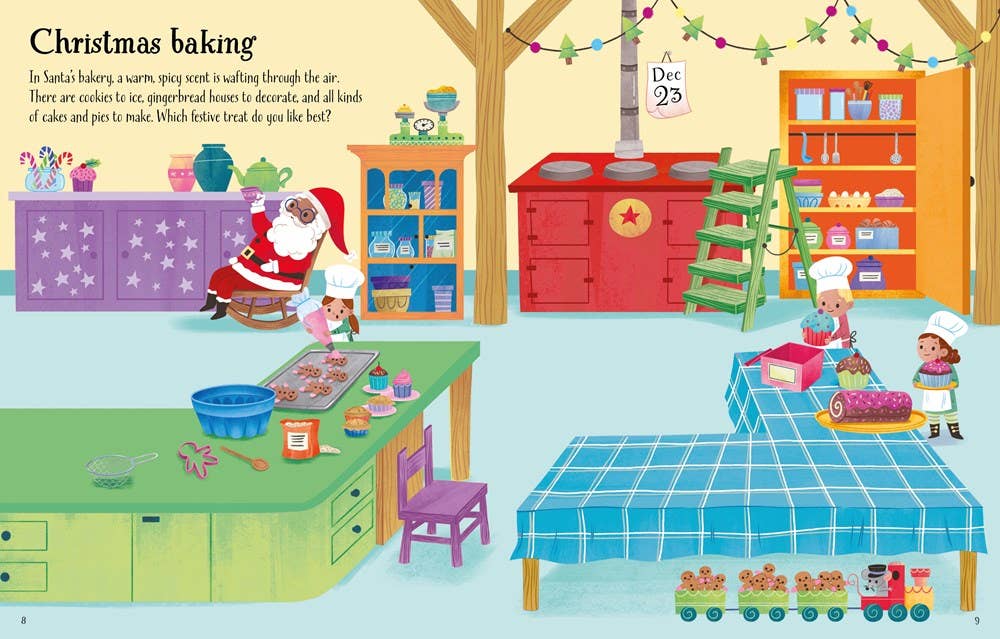 First Sticker Book Christmas : Usborne