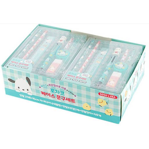 Sanrio Pencil, Pen School Office Stationery Case Set : Pochacco