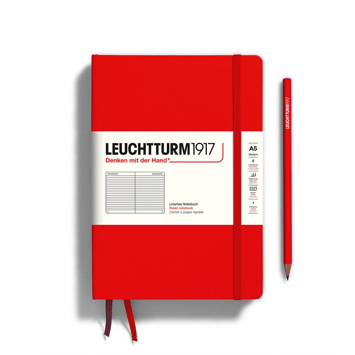 Notebooks - Medium (A5): Lilac / Hardcover / Plain