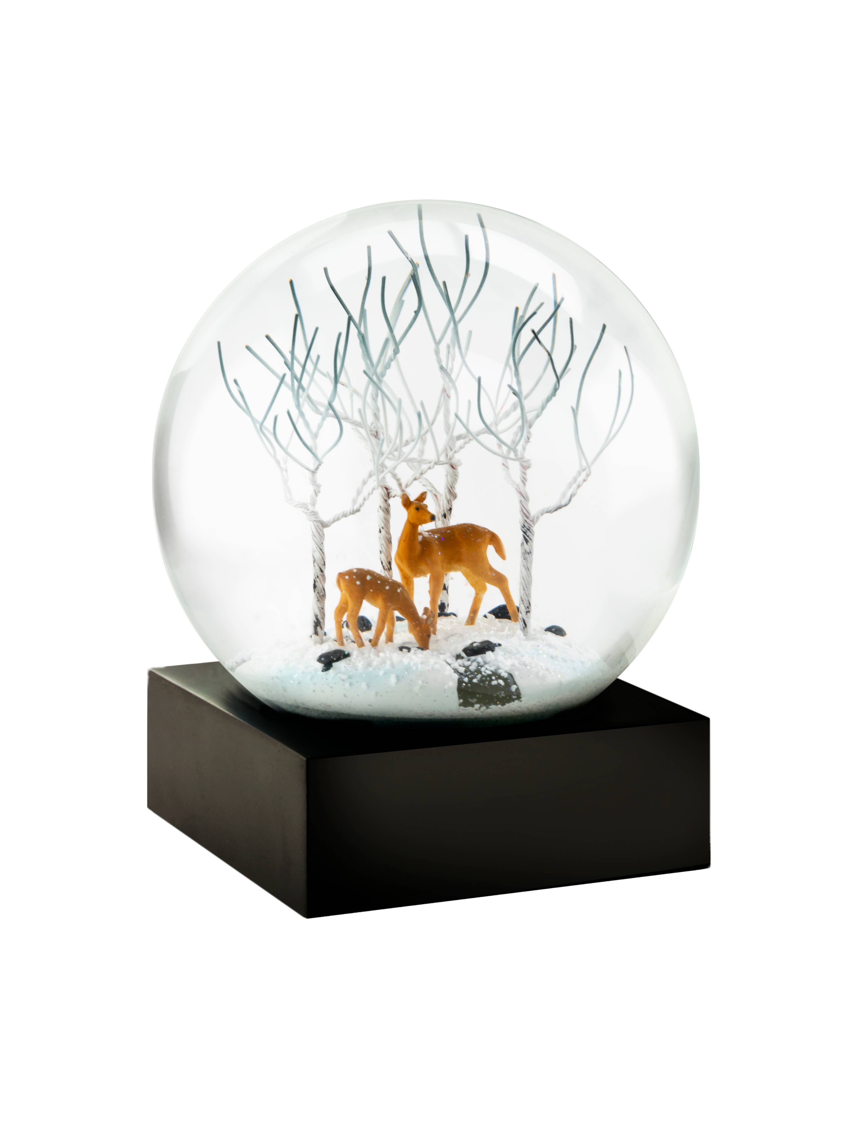 Deer in Woods Snow Globe