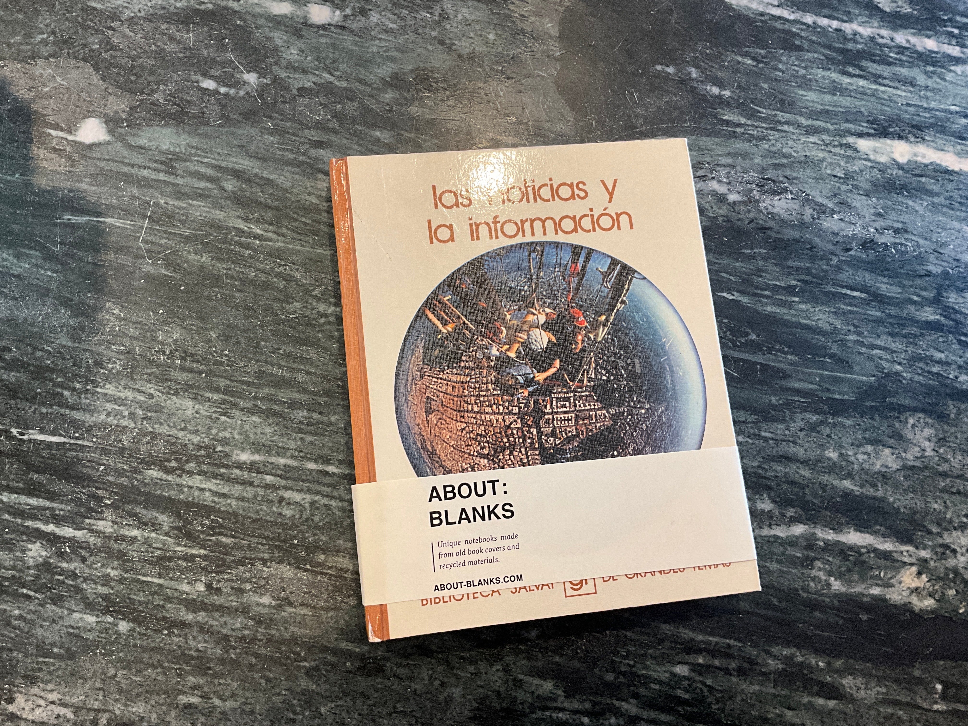 Vintage About Blanks Notebook: Las noticias-