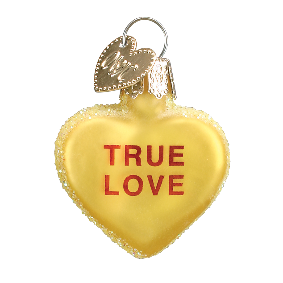 Conversation Heart Ornament - set of 12
