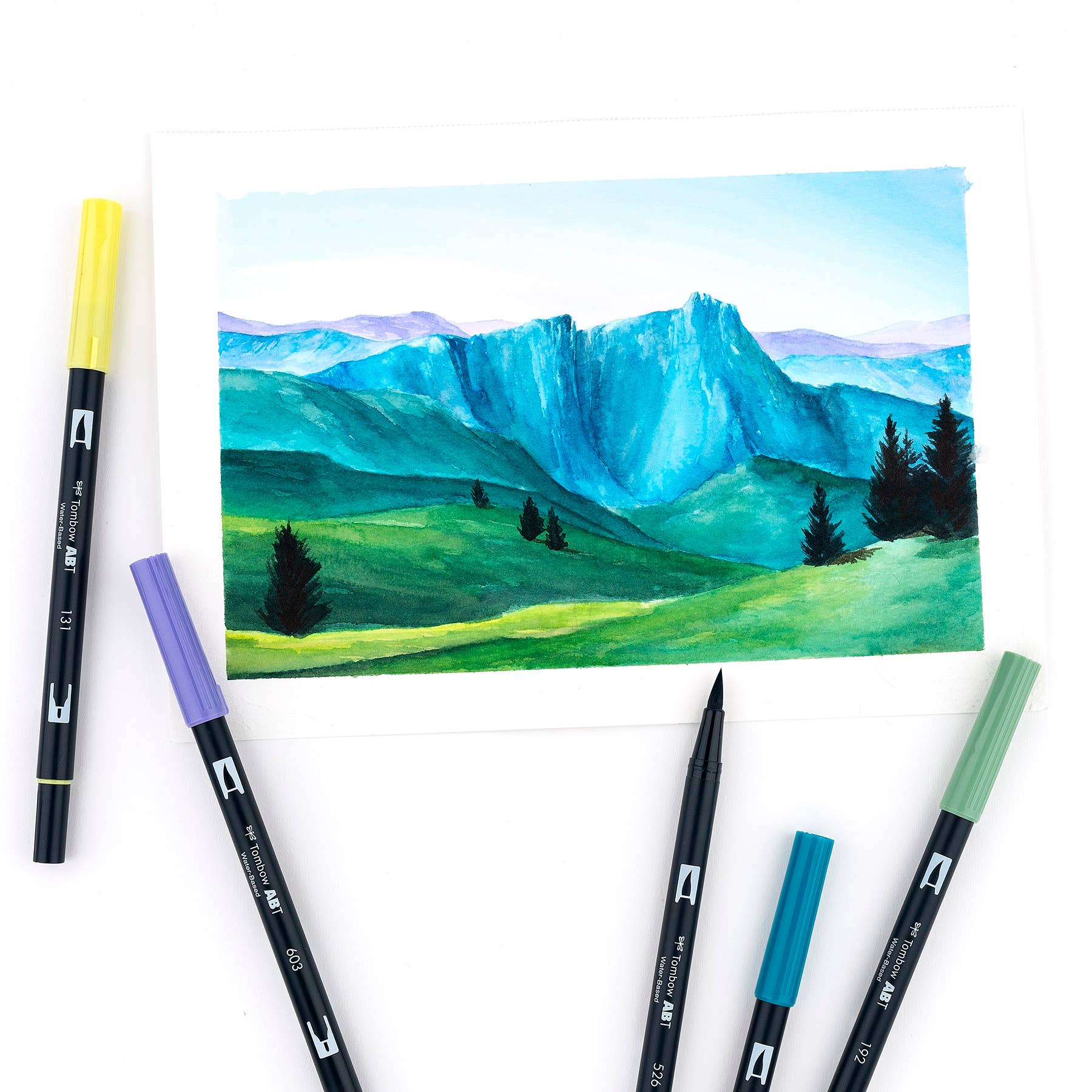 Dual Brush Pen Art Markers - Open Stock: 076 Green Ochre - SKU# 56509