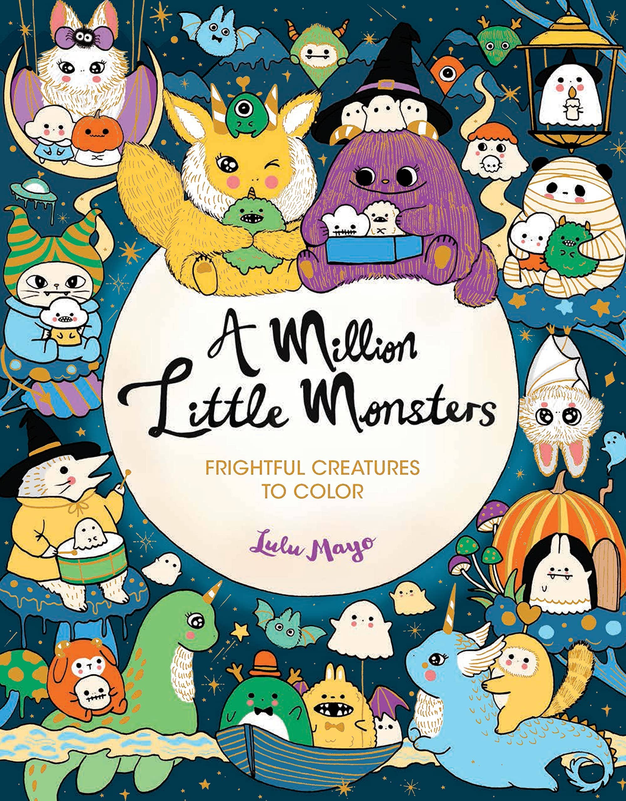 A Million Little Monsters Coloring Book: Trade Paperback