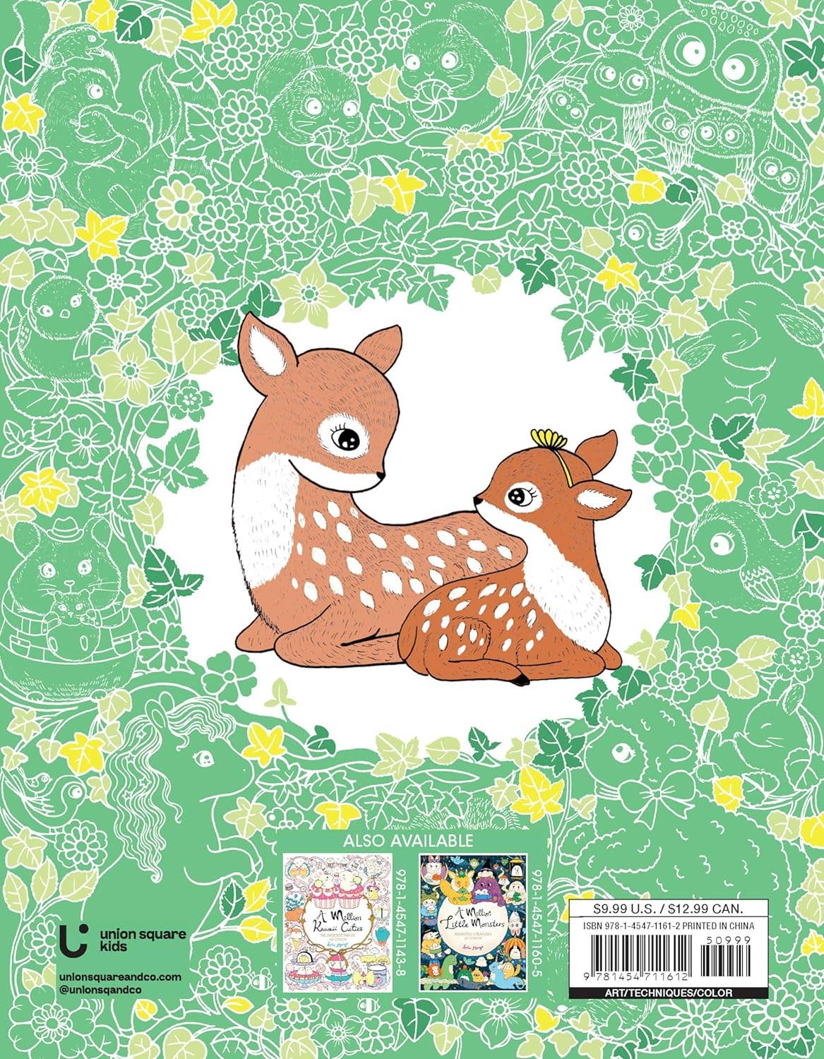 A Million Baby Animals Coloring Book by Lulu Mayo