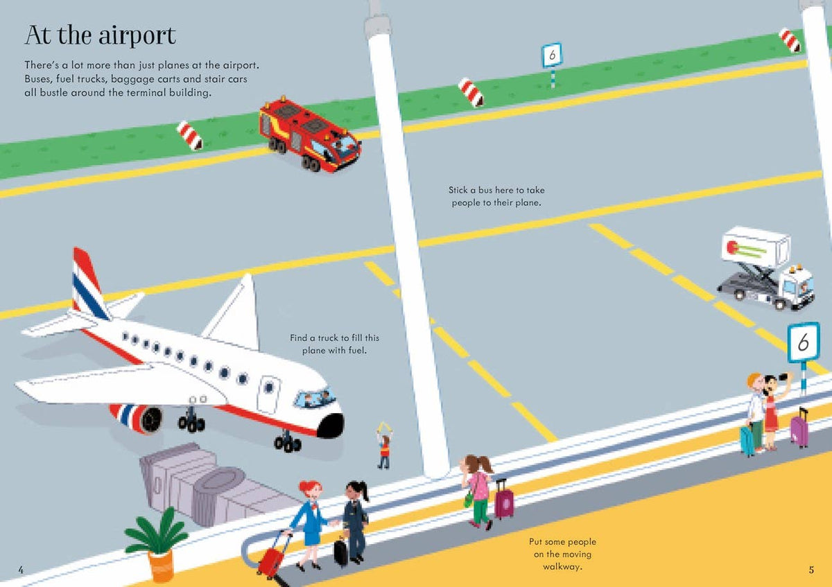 Little First Stickers Travel: Usborne