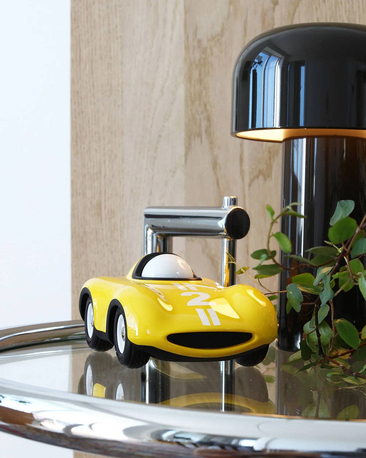 Car SPEEDY: Speedy Yellow Metal  Axel Yellow