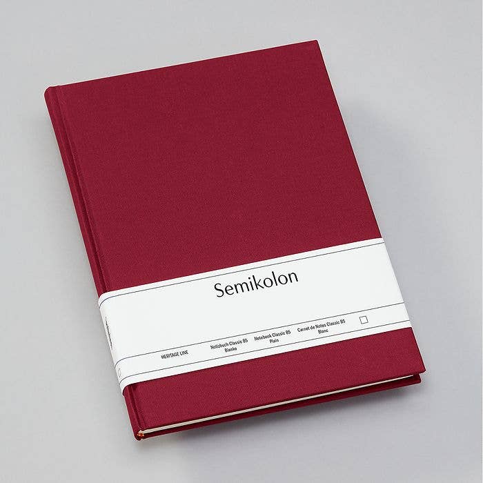 Heritage Line - Notebook Classic: Plain / B5 / Burgundy