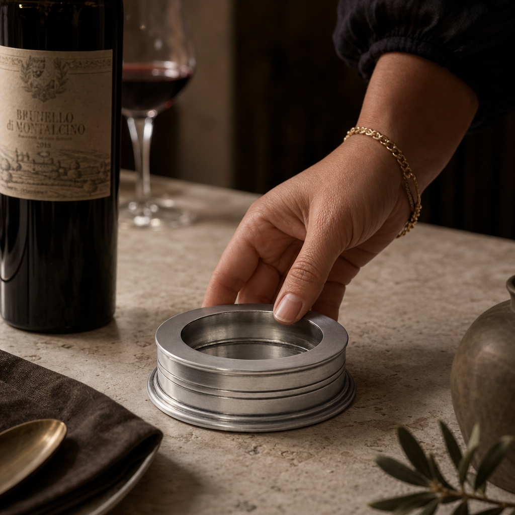 Classic Pewter Wine Coaster